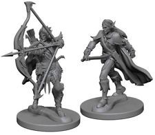 Elf Male Fighter - Wizkids Unpainted Miniatures (72598)